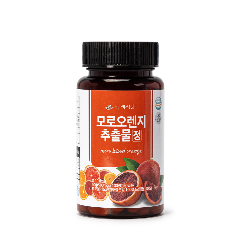 모로오렌지추출물정 500mg x 100정